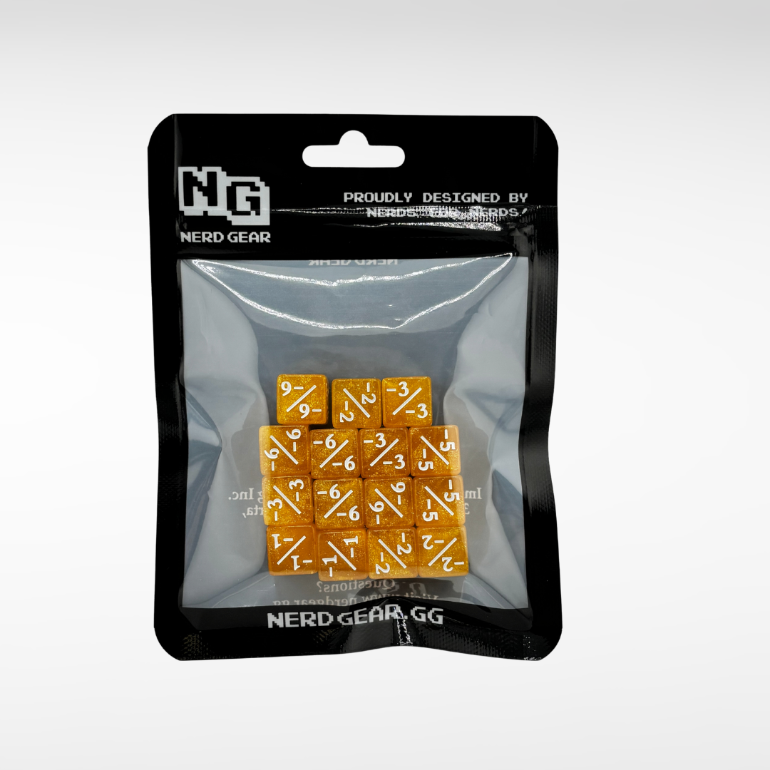 Mini -1/-1 (Minus One) 12mm Dice for MTG