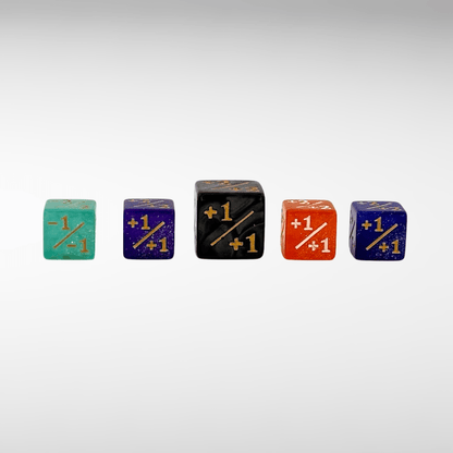 Mini +1/+1 (Plus One) 12mm Dice for MTG