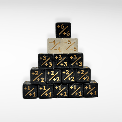 Mini +1/+1 (Plus One) 12mm Dice for MTG