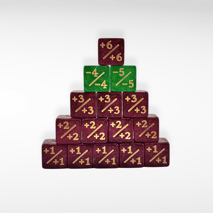 Mini +1/+1 (Plus One) 12mm Dice for MTG